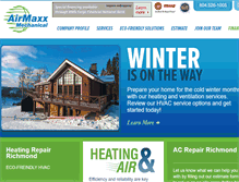 Tablet Screenshot of airmaxxac.com